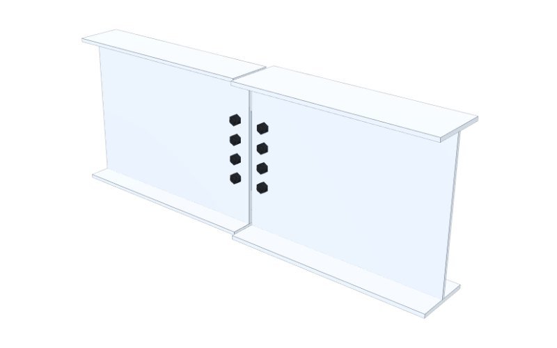 Beam Shear Splice - 3D view
