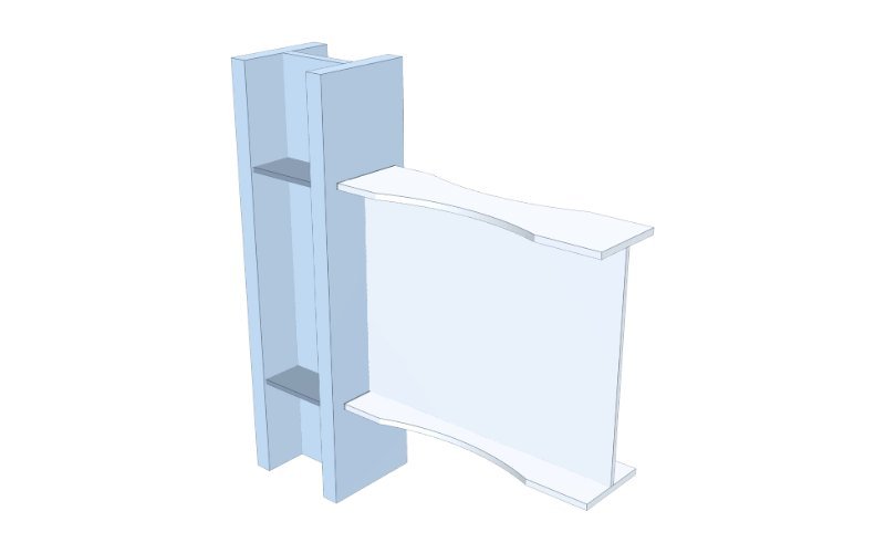 Reduced Beam Section (RBS) - 3D view