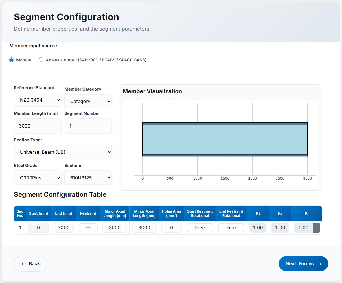 Segment Configuration: member input source, member properties, member visualization and the segment table